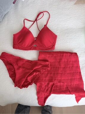 Luli Fama bikini with sarong
